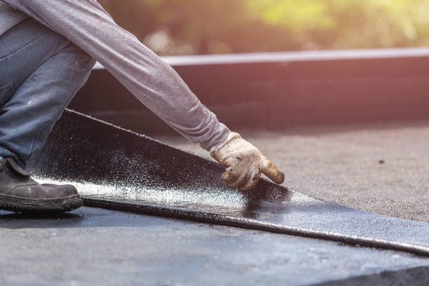 Professional Exterior Waterproofing technician working in Plainfield, IL